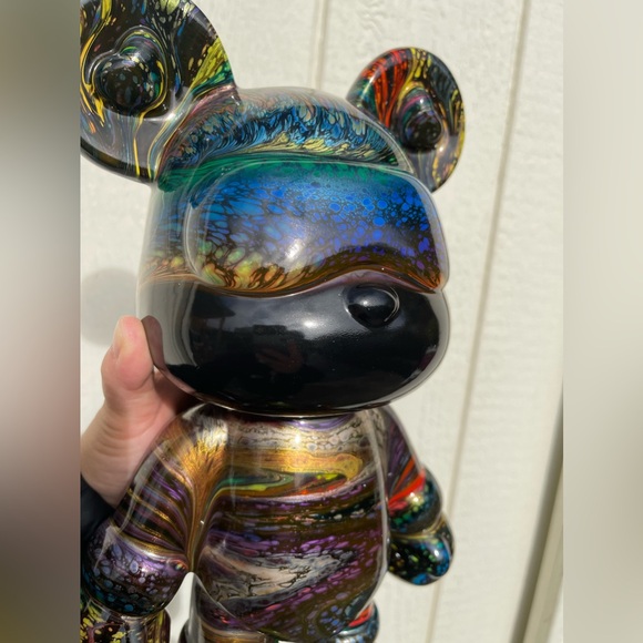 unique piggy bank with multi colors, home decor, 32cm tall and 2 lbs and 8oz - Picture 4 of 10